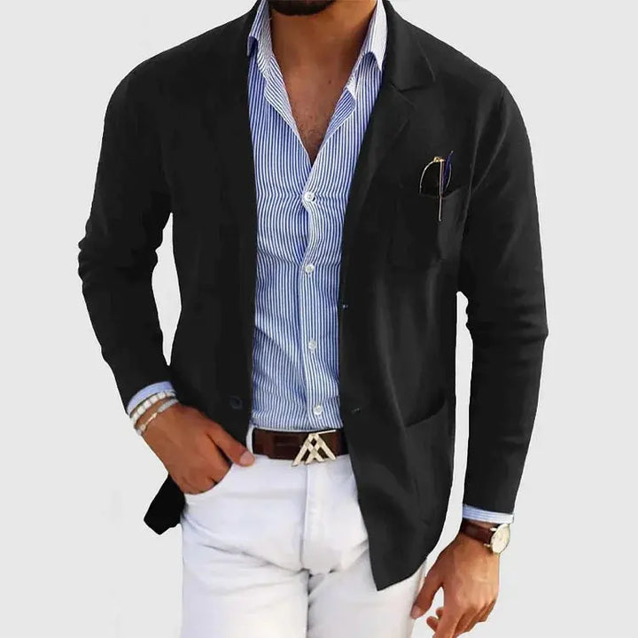 Sterling | Relaxed Knit Blazer for Men's Smart Casual Wear