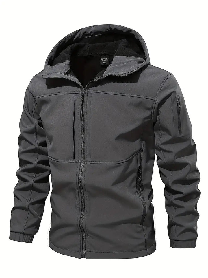 Ewan | Rugged Fleece Outdoor Softshell Jacket for Men
