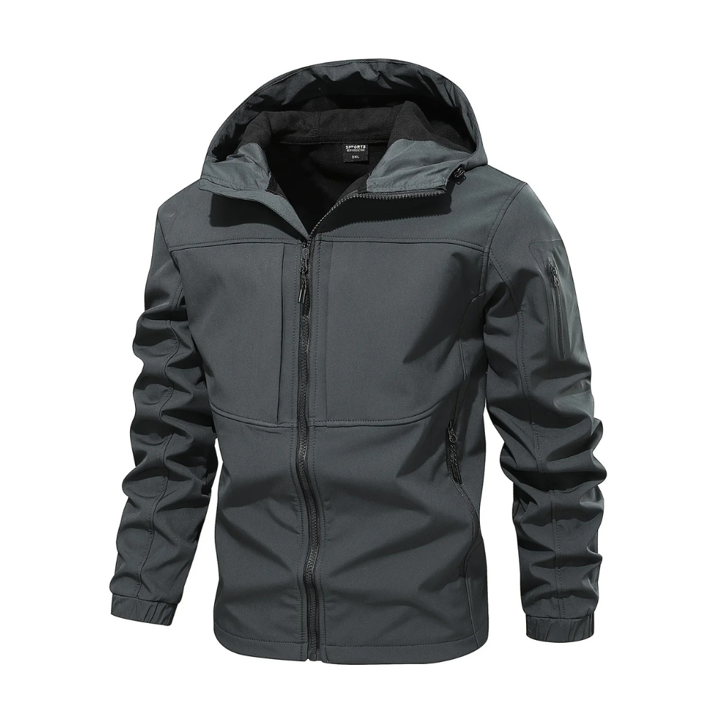 Ewan | Rugged Fleece Outdoor Softshell Jacket for Men