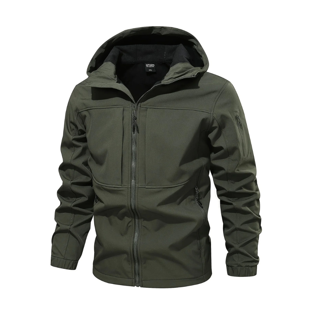 Ewan | Rugged Fleece Outdoor Softshell Jacket for Men