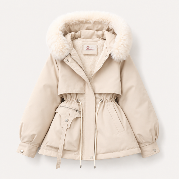 Georgina | Cozy Faux Fur Hood Parka Coat For Women