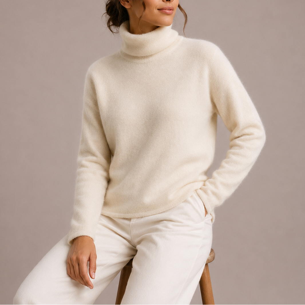 Ninette | Timeless Turtleneck Knitted Jumper for Women