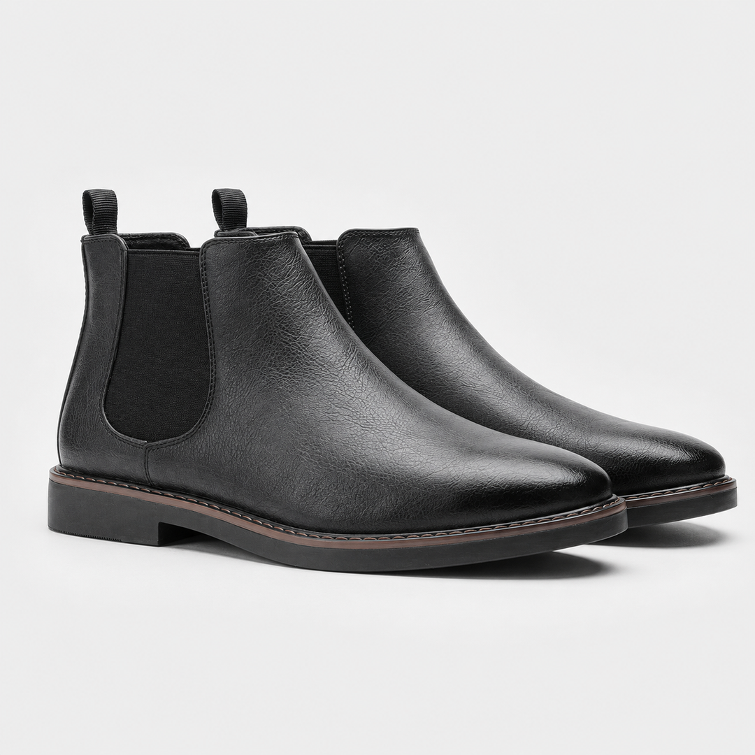 Haskell | Classic Leather Chelsea Ankle Boots