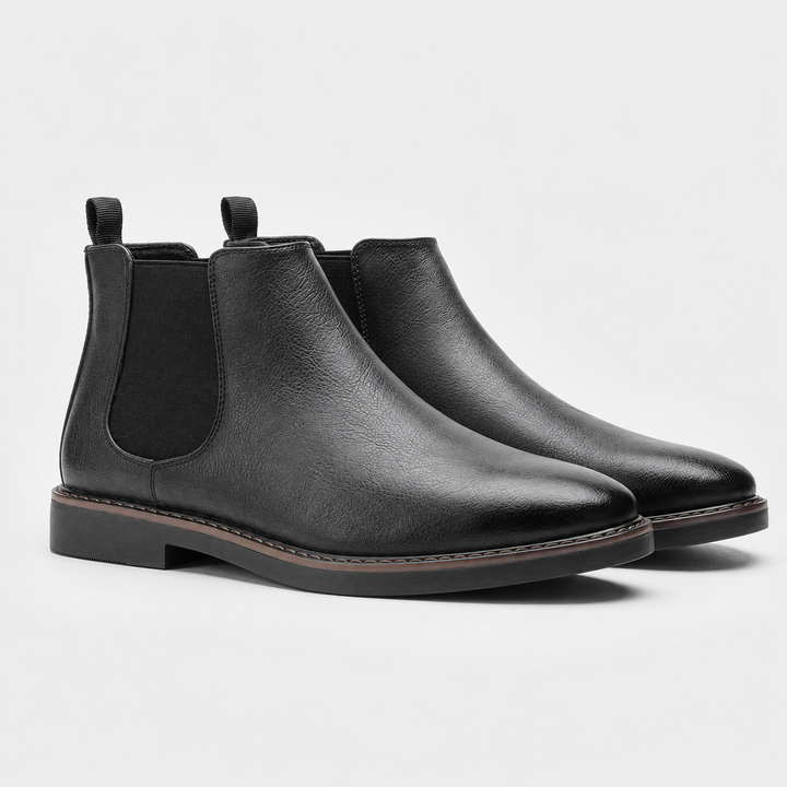 Haskell | Classic Leather Chelsea Ankle Boots