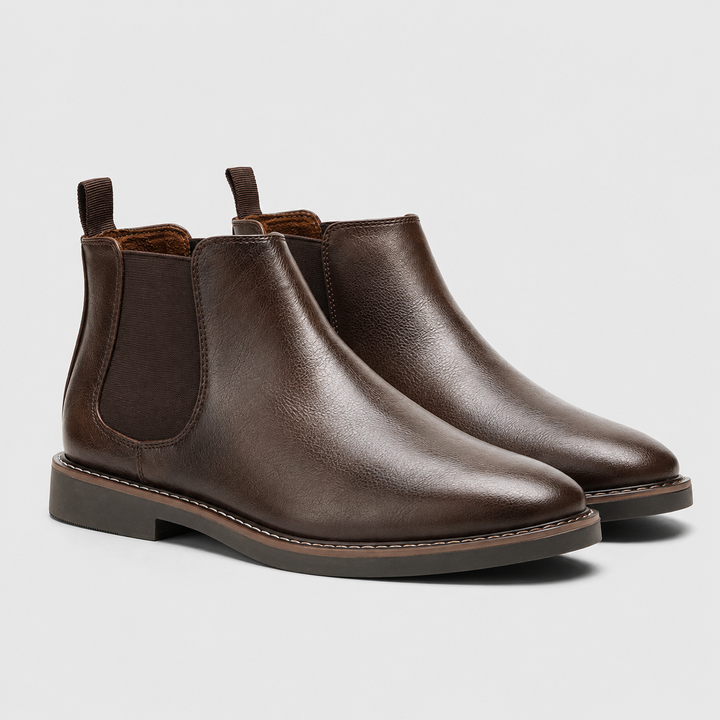 Haskell | Classic Leather Chelsea Ankle Boots