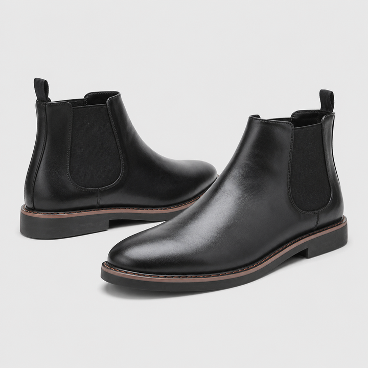 Haskell | Classic Leather Chelsea Ankle Boots