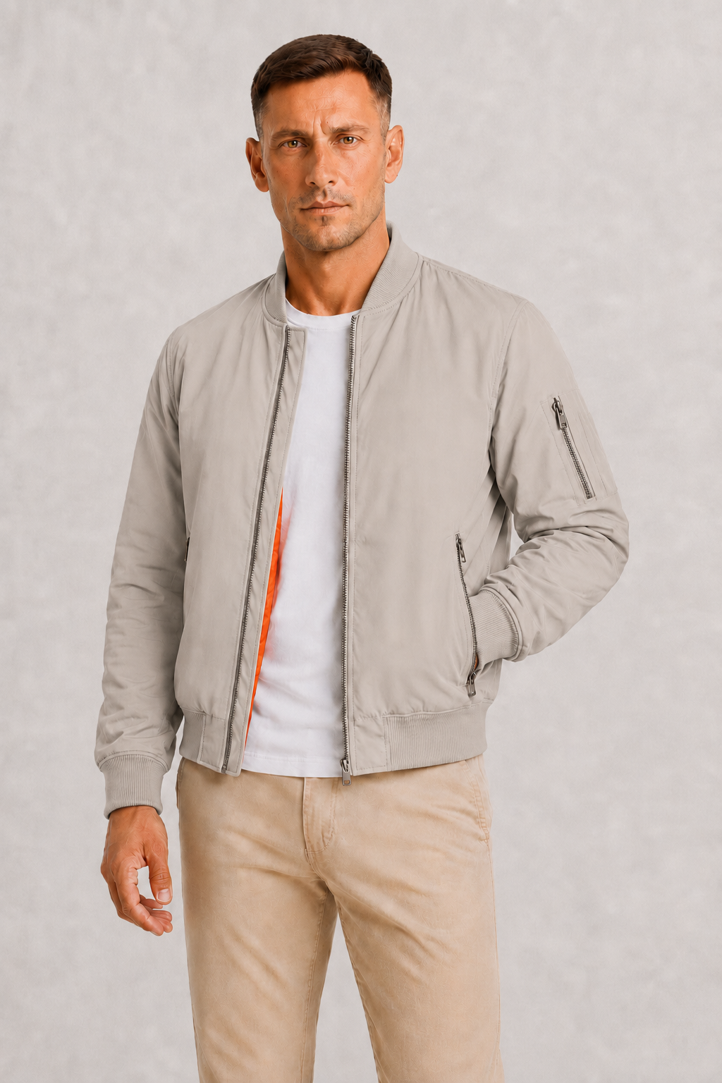 Xander | Rugged Oversized Bomber Jacket for Men