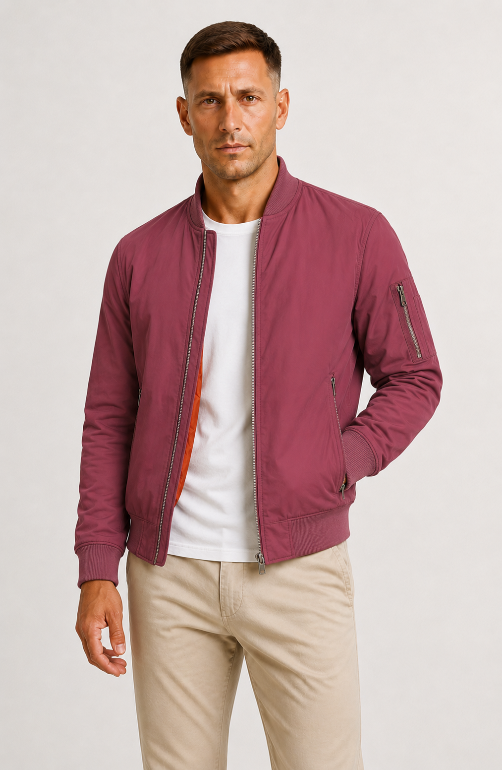 Xander | Rugged Oversized Bomber Jacket for Men