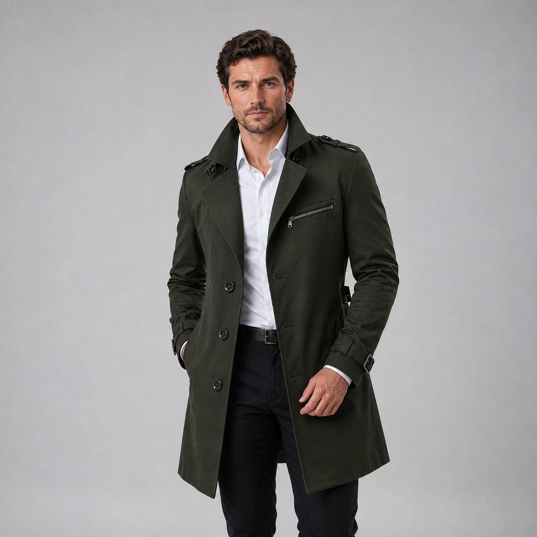Tennyson | Elegant Trench Coat Belted Tailored
