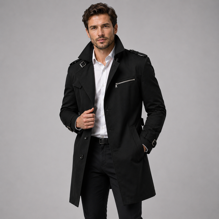 Tennyson | Elegant Trench Coat Belted Tailored