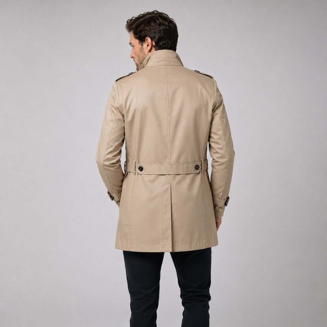 Tennyson | Elegant Trench Coat Belted Tailored