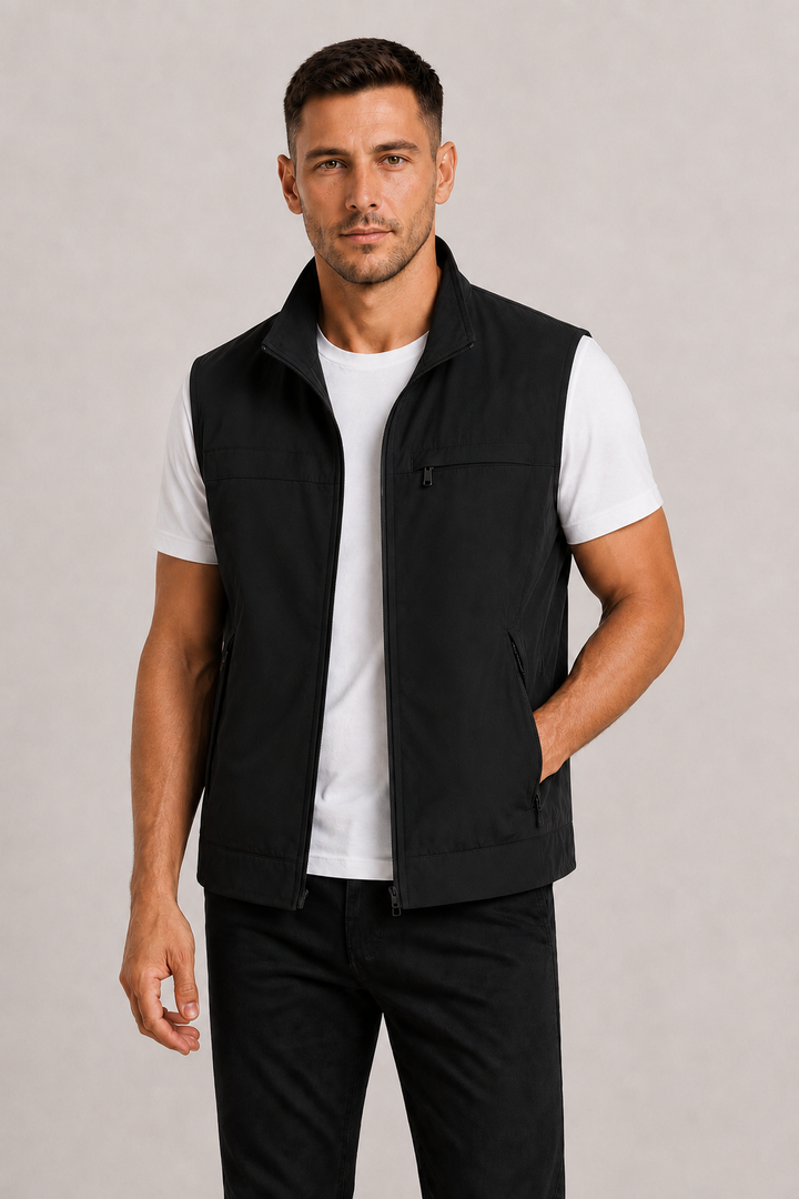 Jago | Practical Zip Bodywarmer with Pockets for Men