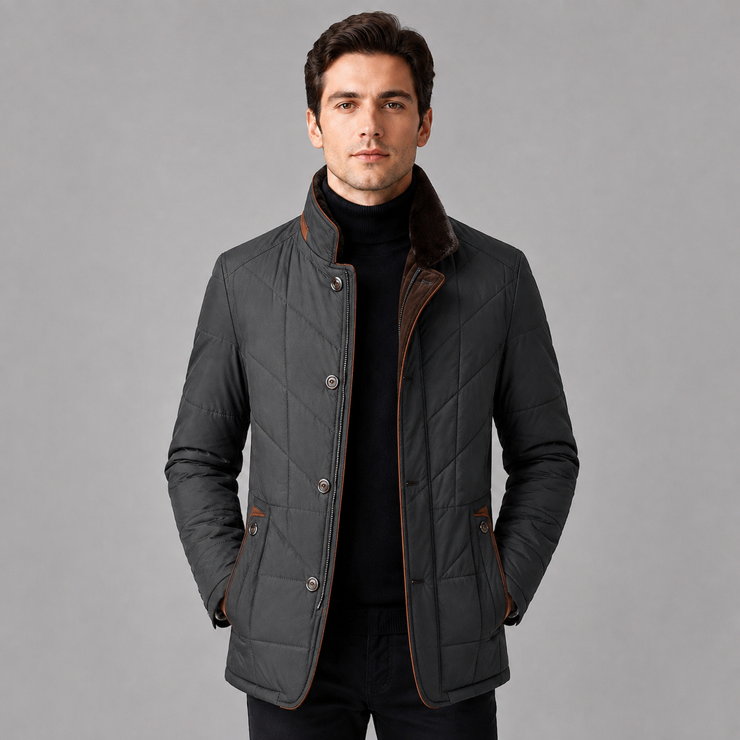 Foster | Stylish Quilted Jacket Stand Collar