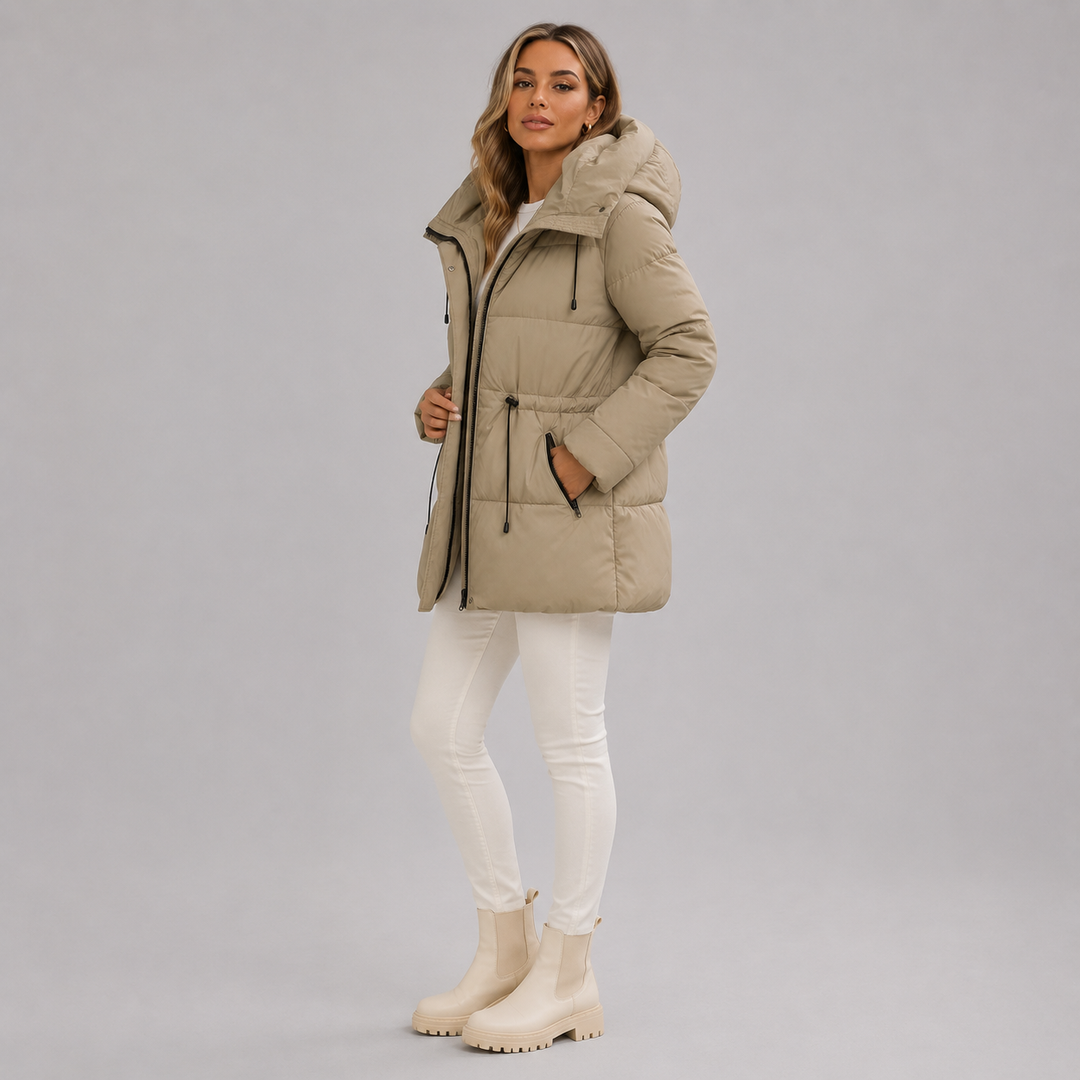Nell | Warm Hooded Parka Coat