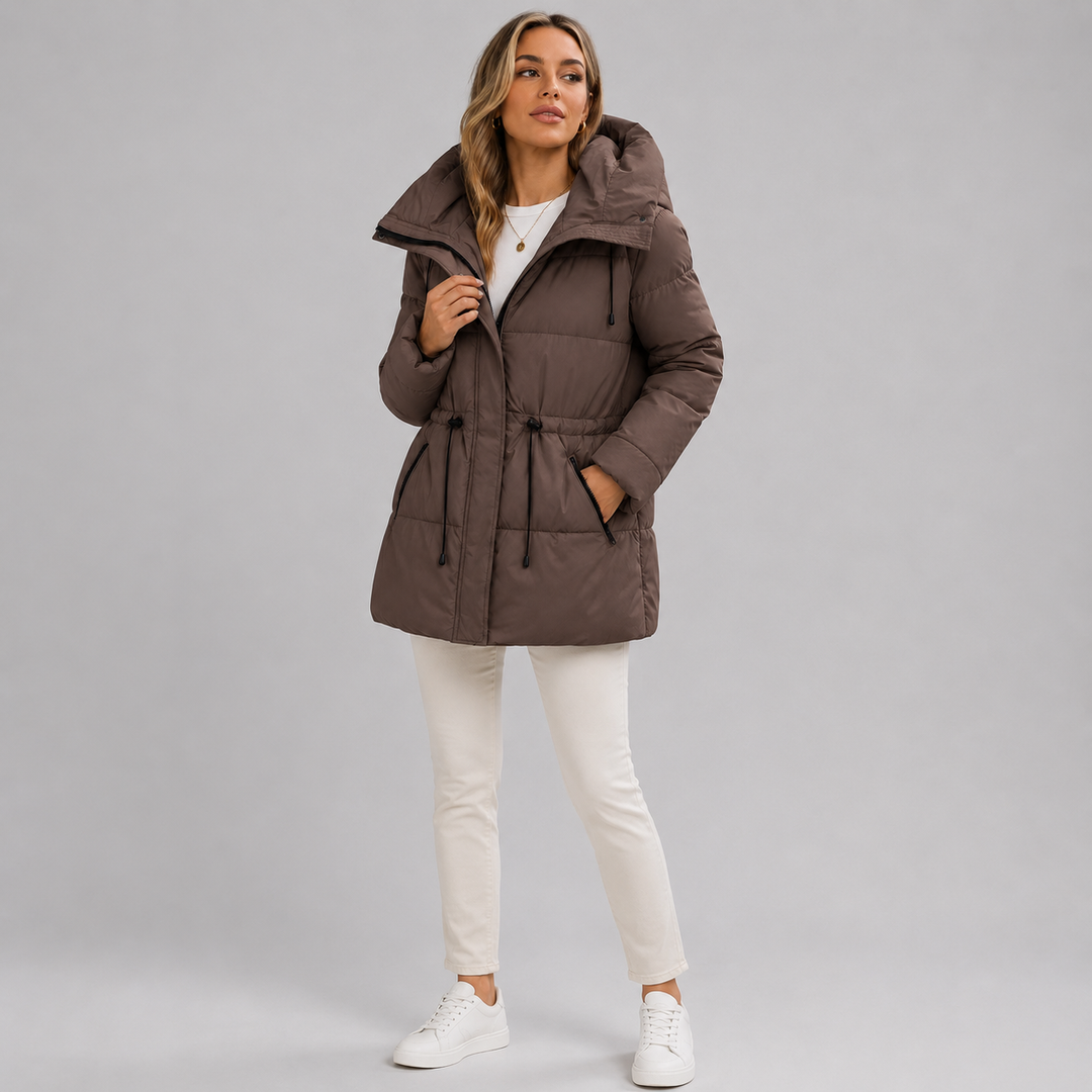 Nell | Warm Hooded Parka Coat