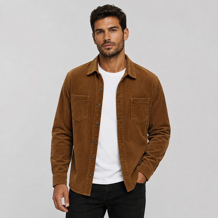 Stafford | Casual Corduroy Overshirt for Men
