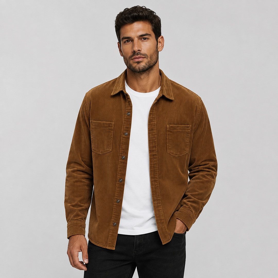 Kent | Classic Corduroy Shacket Overshirt Men