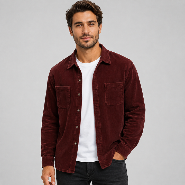 Stafford | Casual Corduroy Overshirt for Men