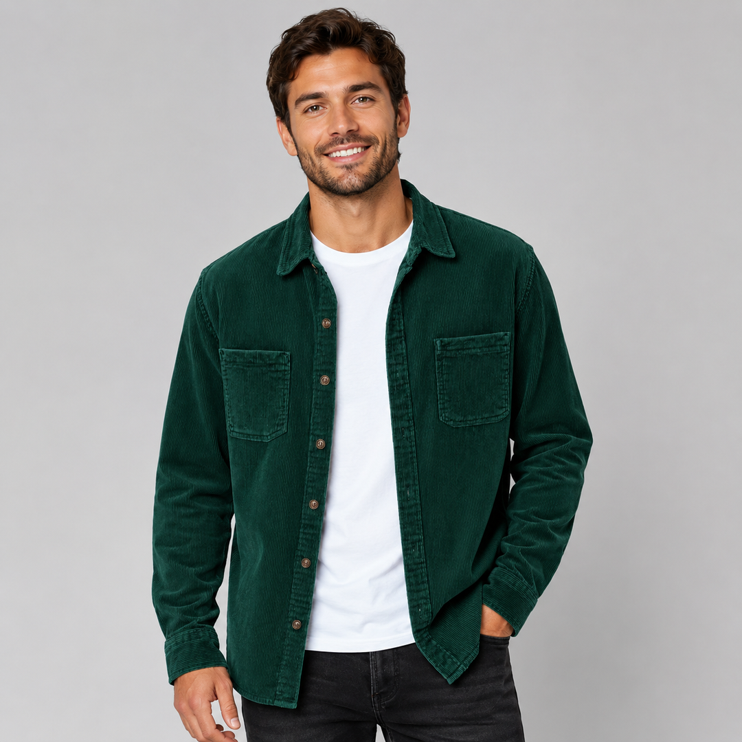 Kent | Classic Corduroy Shacket Overshirt Men