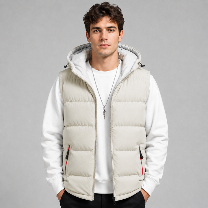 Riordan | Warm Hooded Bodywarmer for Men