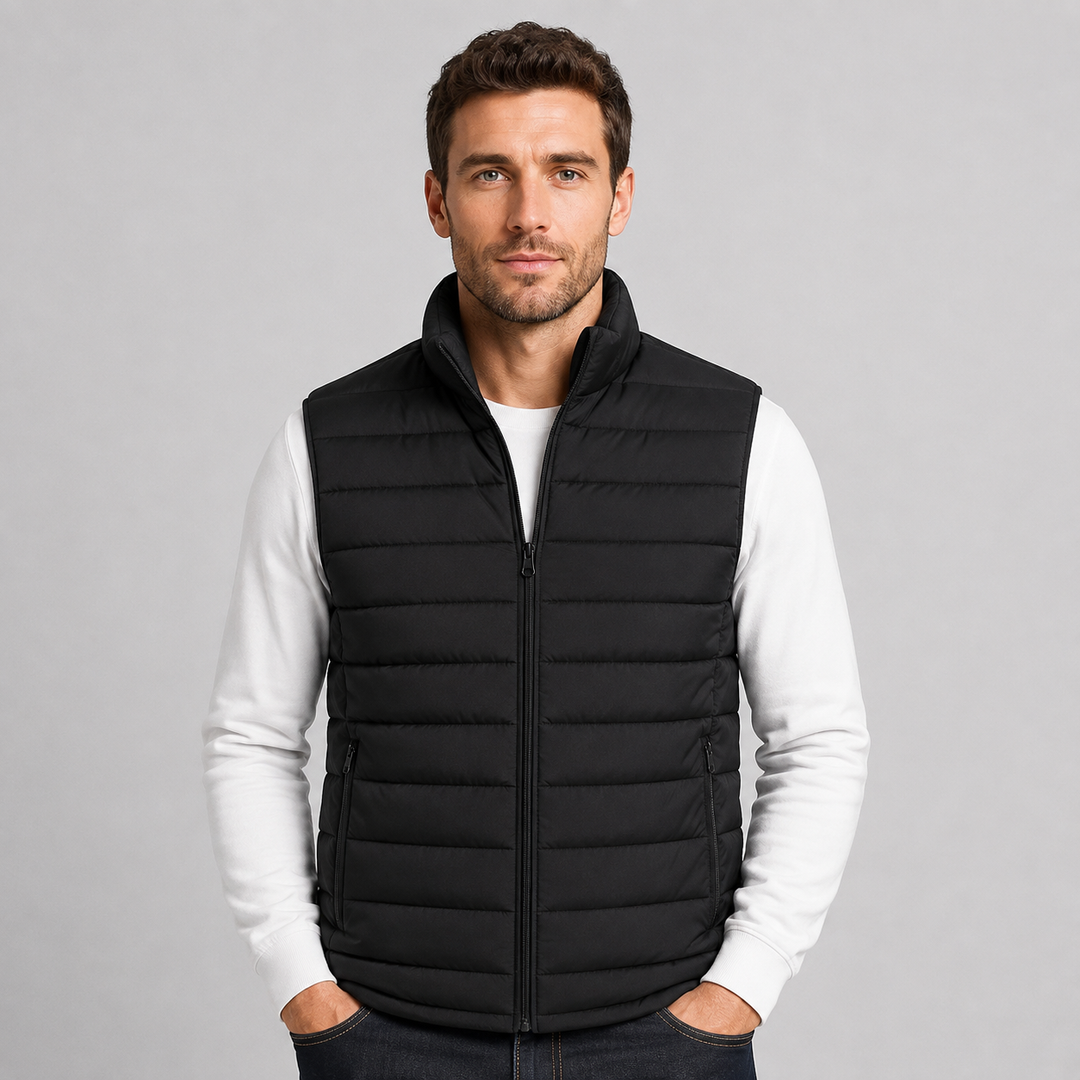 Blaise | Effortless Zip-Up Gilet for Men