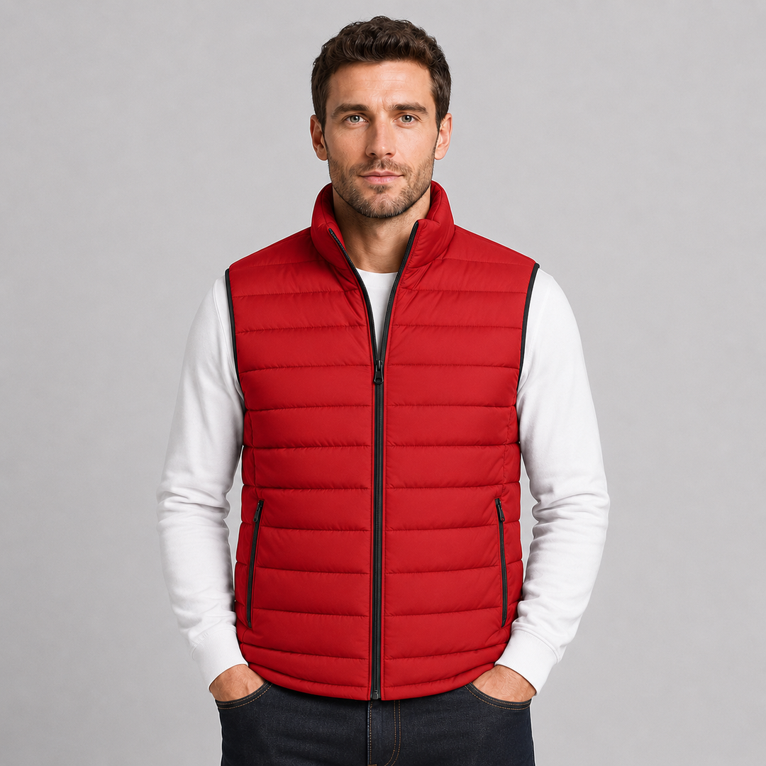 Blaise | Effortless Zip-Up Gilet for Men