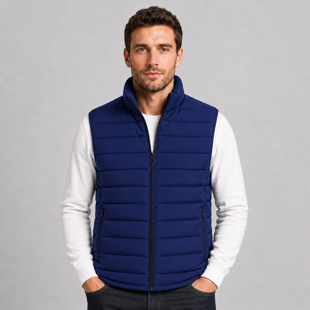 Blaise | Effortless Zip-Up Gilet for Men