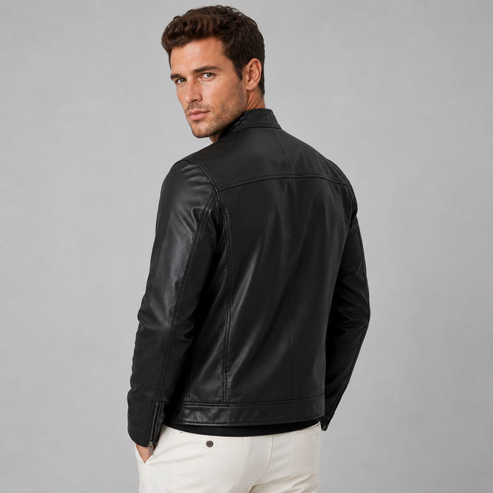 Ulysses | Stylish Leather Jacket Men Biker