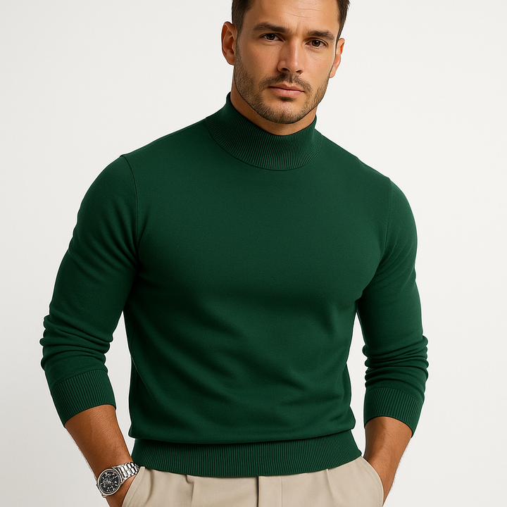 Jonah | Soft Regular-Fit Turtleneck Sweater for Men