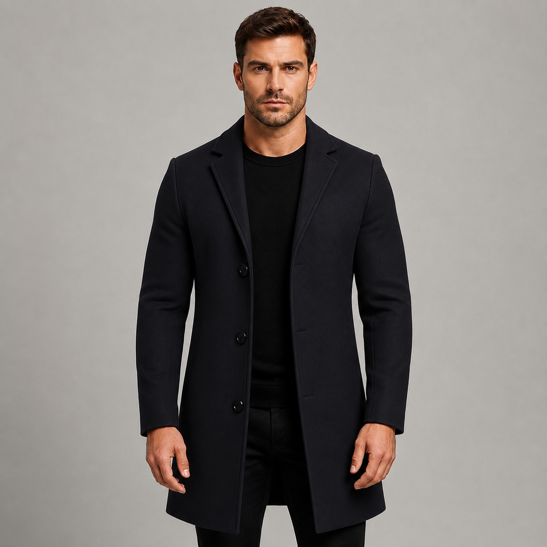 Grady | Refined Tailored Overcoat for Men