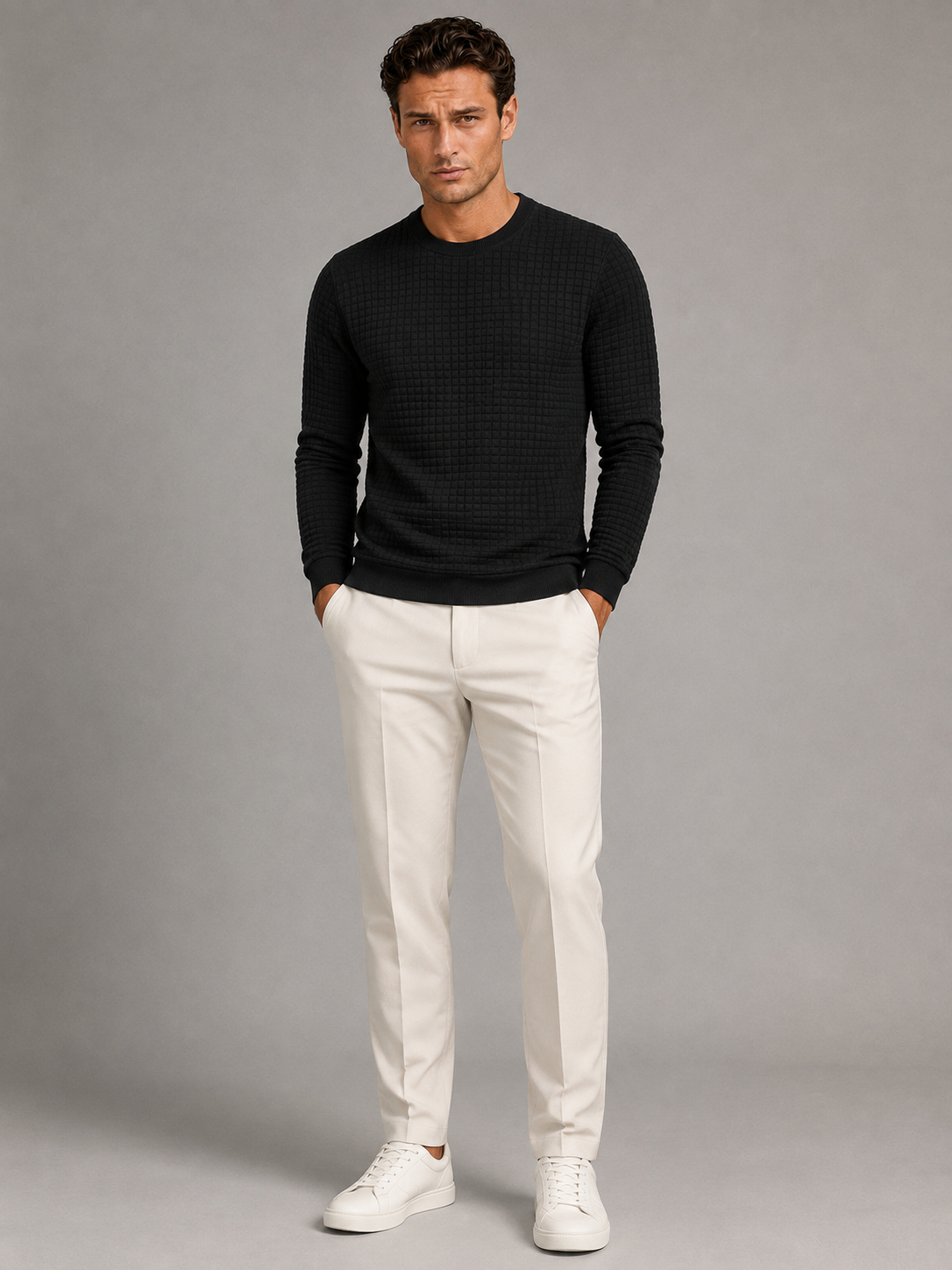 Clark | Casual Crewneck Sweatshirt for Men