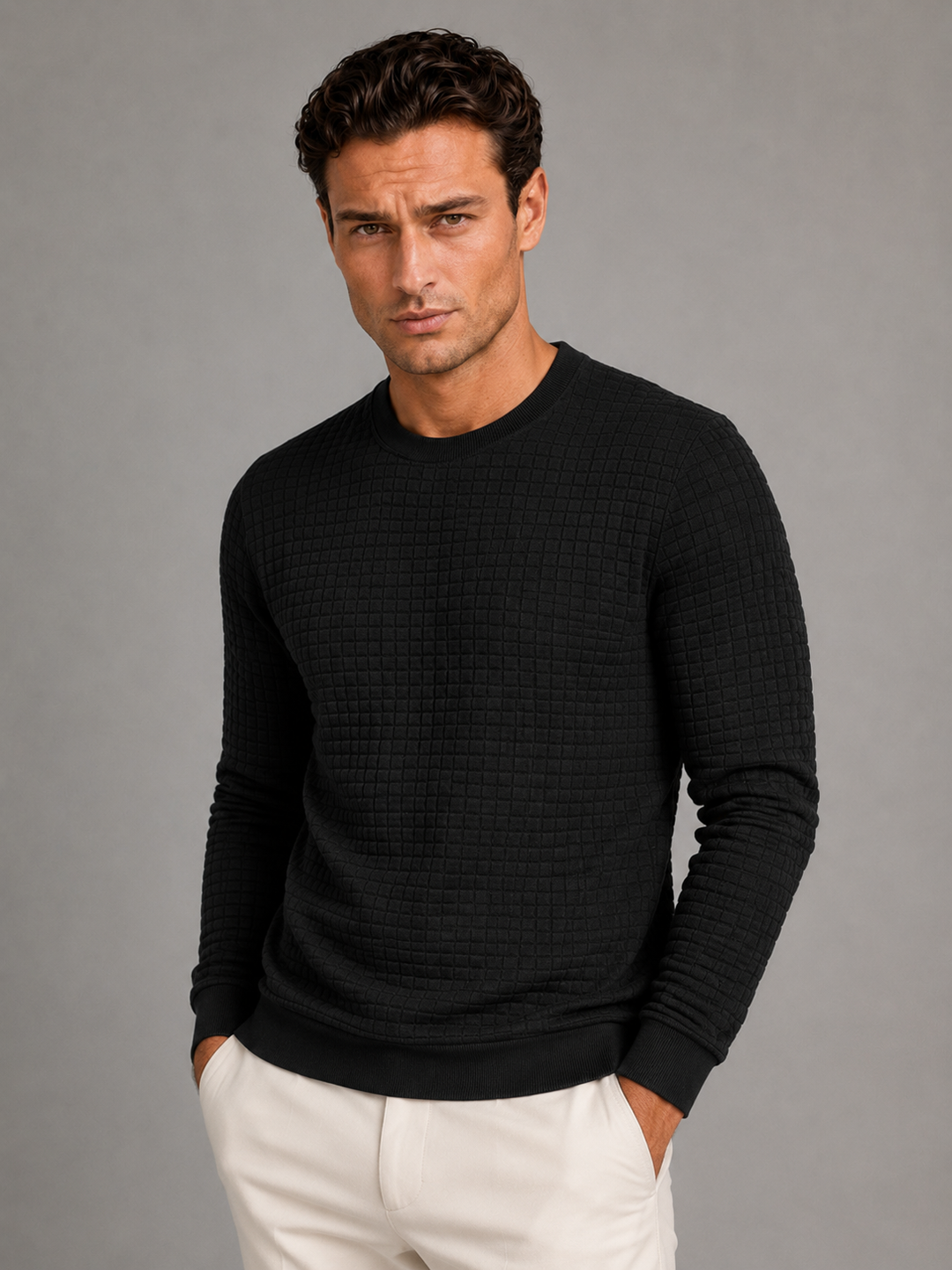 Clark | Casual Crewneck Sweatshirt for Men
