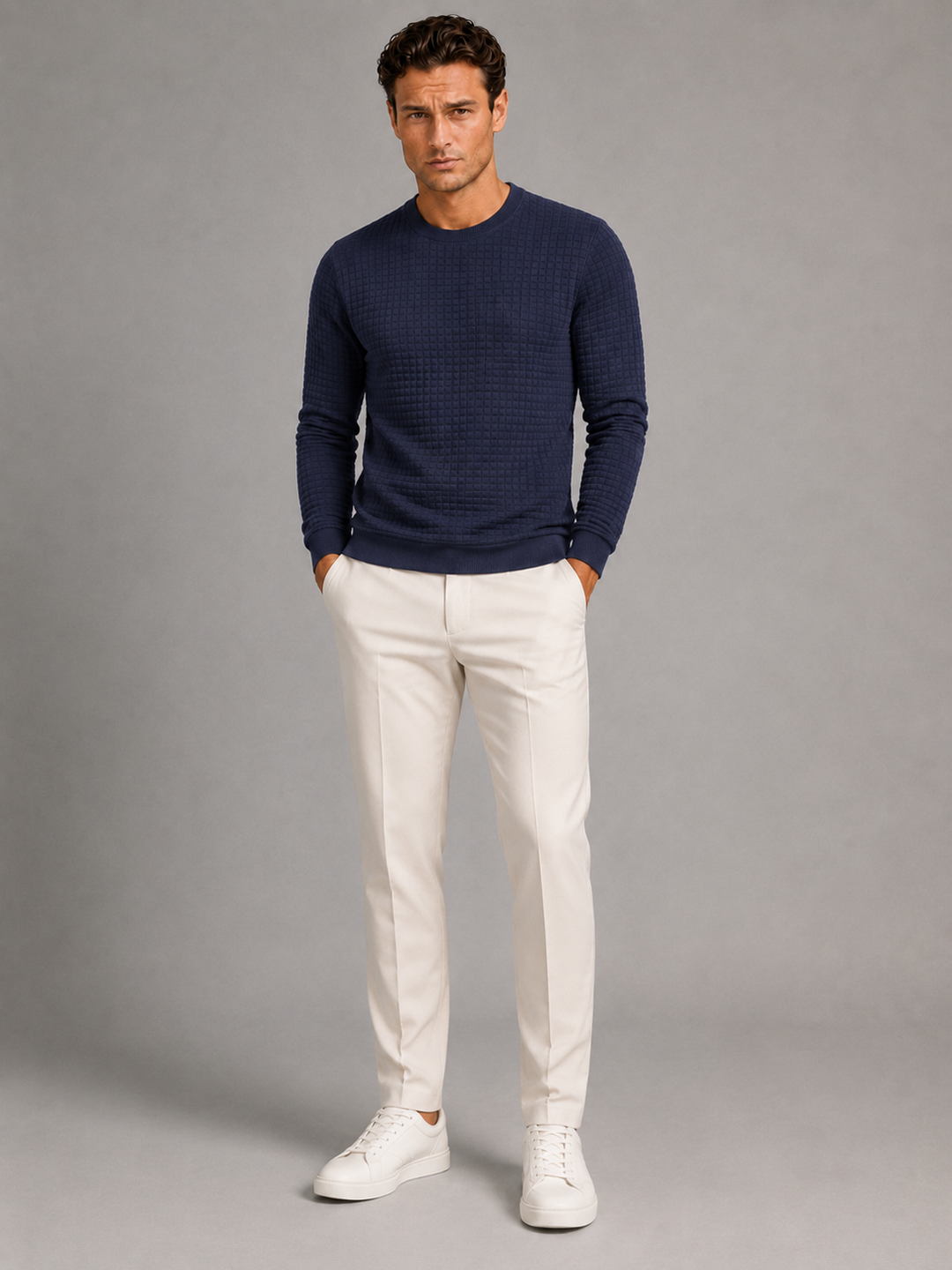 Clark | Casual Crewneck Sweatshirt for Men
