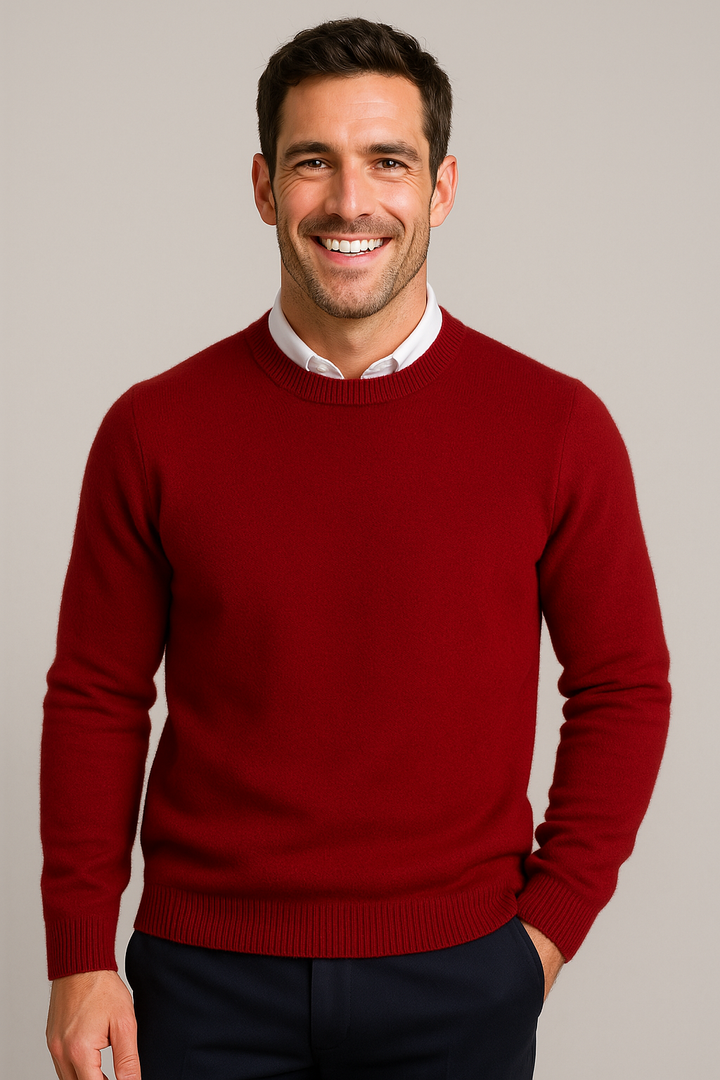 Reeve | Classic Round-Neck Jumper for Men