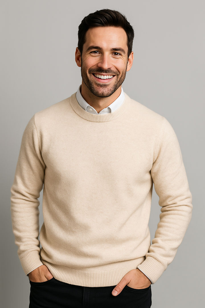 Reeve | Classic Round-Neck Jumper for Men