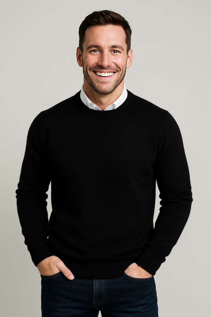 Reeve | Classic Round-Neck Jumper for Men