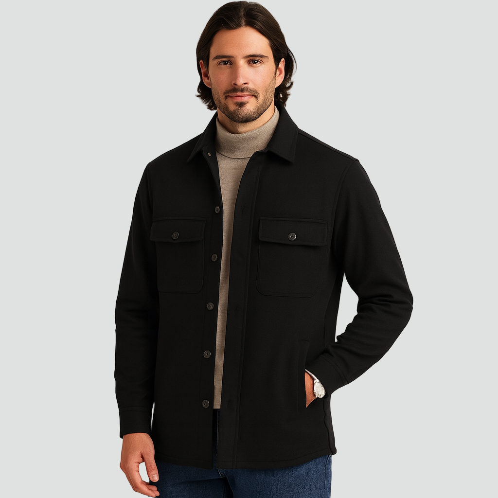 Dorian | Relaxed Long-Sleeve Overshirt for Men