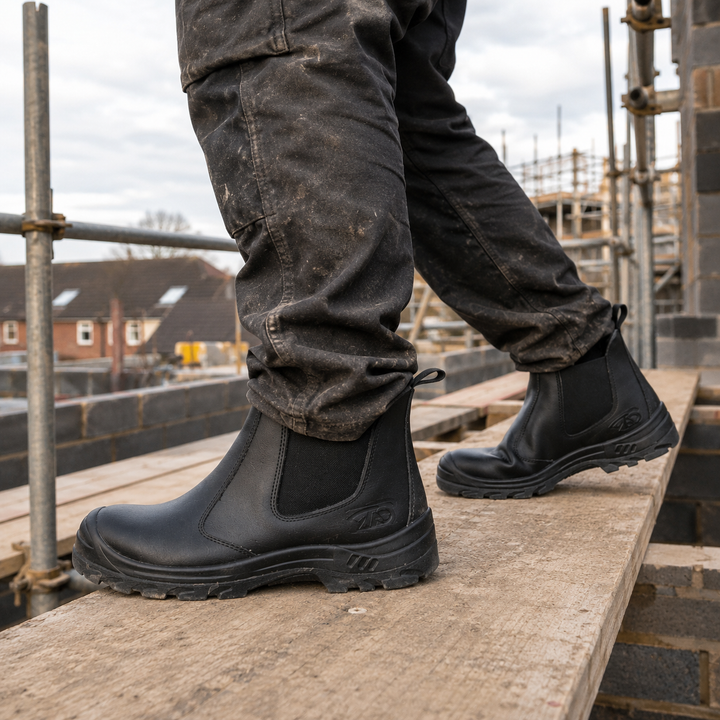 Theodore | Sturdy Steel Toe Work Boots for Men