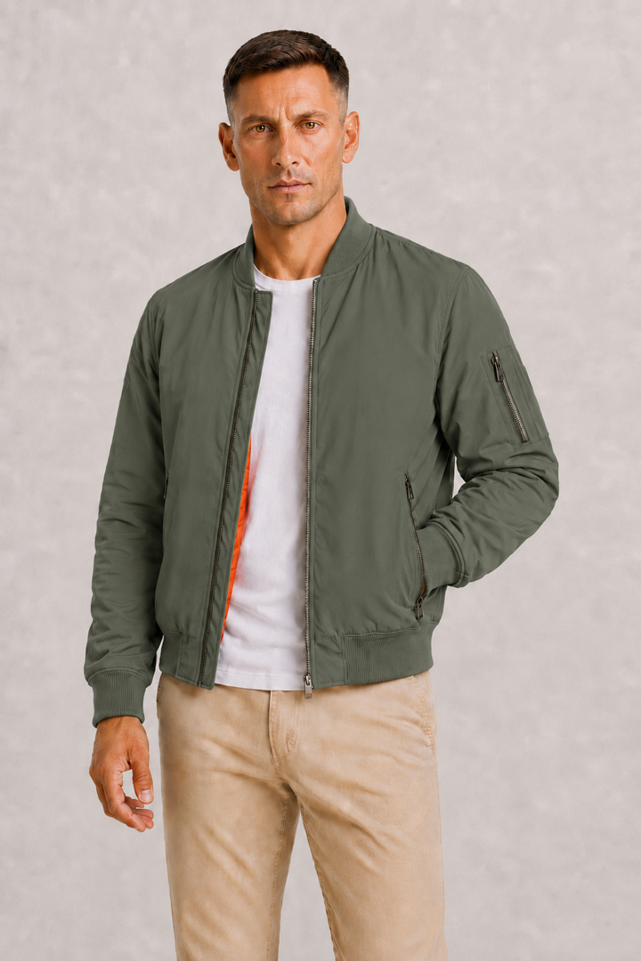Xander | Rugged Oversized Bomber Jacket for Men