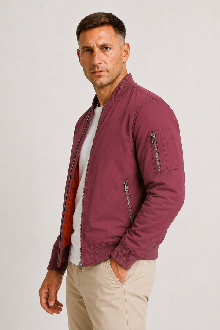 Xander | Rugged Oversized Bomber Jacket for Men