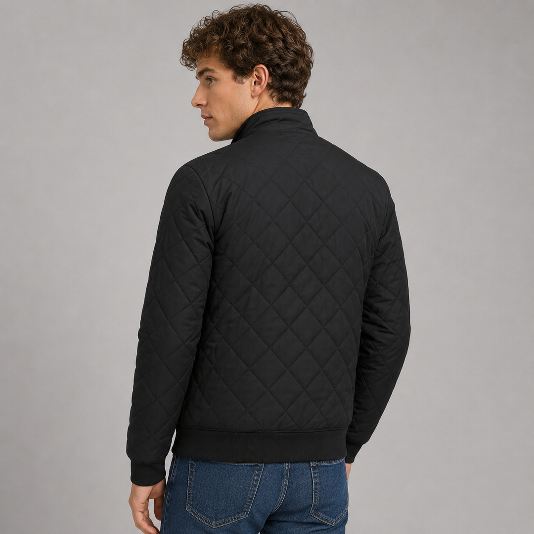 Michael | Relaxed Quilted Stand-Collar Jacket for Men