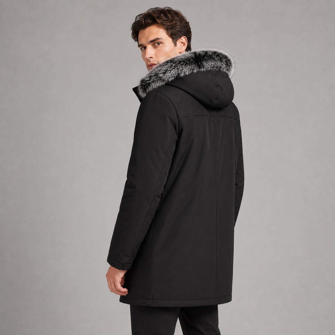 Bryn | Warm Hooded Parka Coat for Men