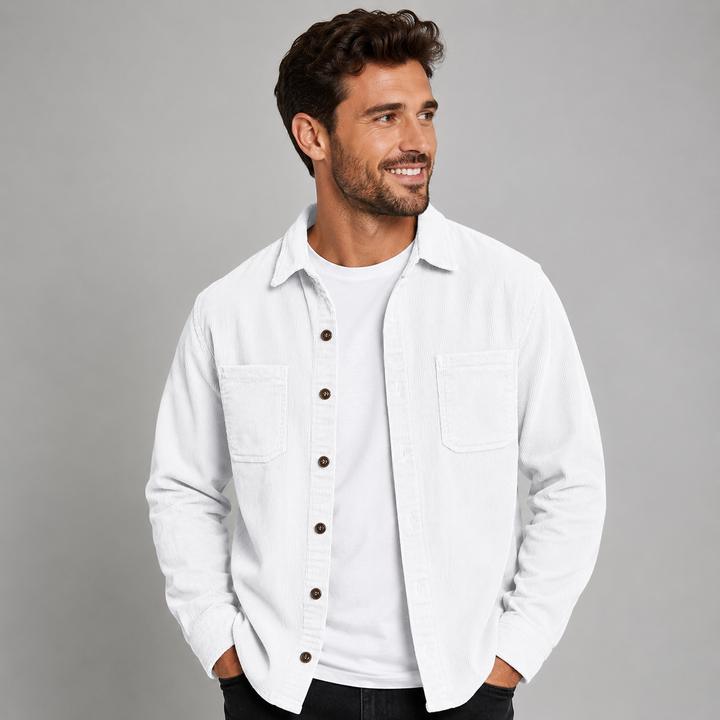 Stafford | Casual Corduroy Overshirt for Men