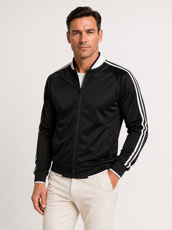 Isham | Sporty Baseball-Collar Gilet for Men