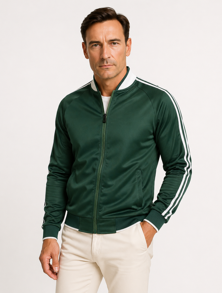 Isham | Sporty Baseball-Collar Gilet for Men