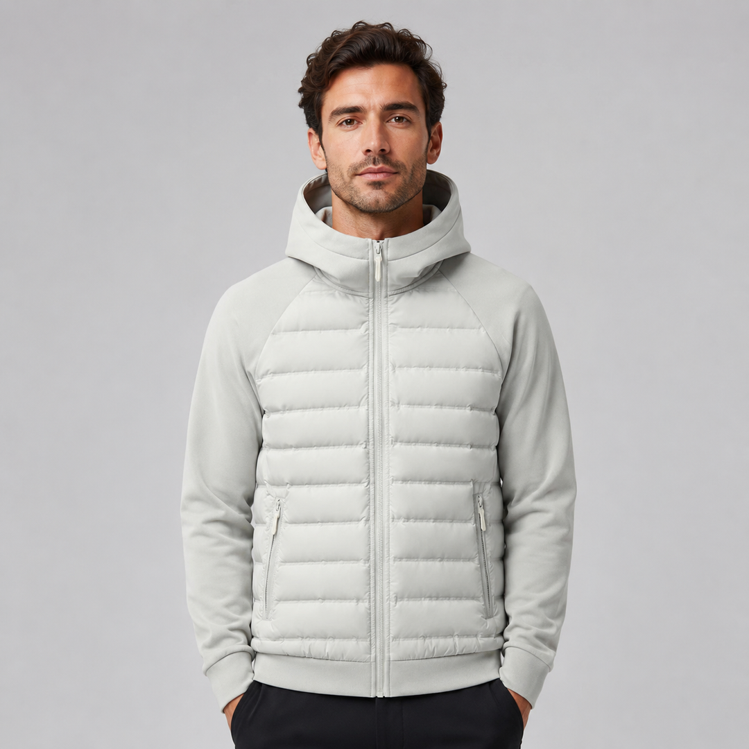 Conan | Warm Hooded Quilted Puffer Jacket for Men