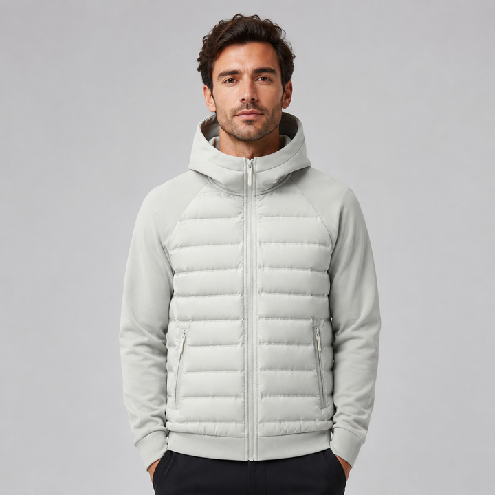 Conan | Warm Hooded Quilted Puffer Jacket for Men