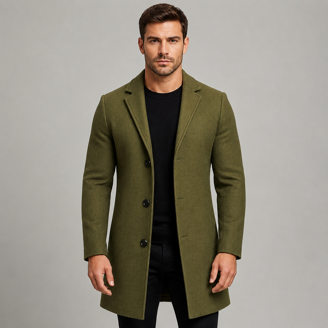 Grady | Refined Tailored Overcoat for Men