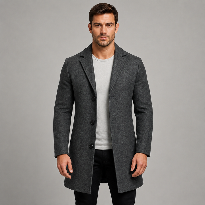 Grady | Refined Tailored Overcoat for Men