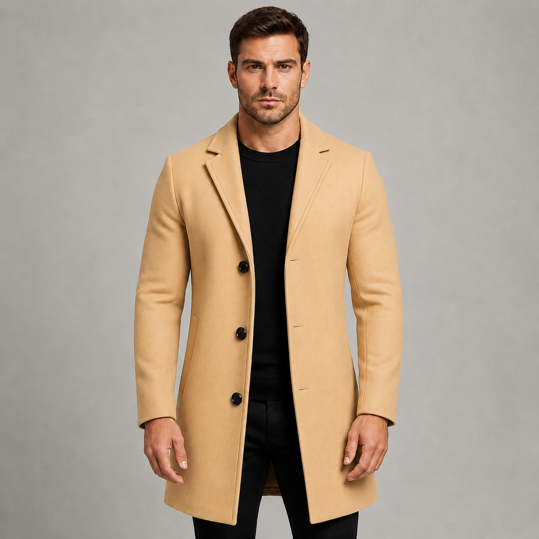 Grady | Refined Tailored Overcoat for Men